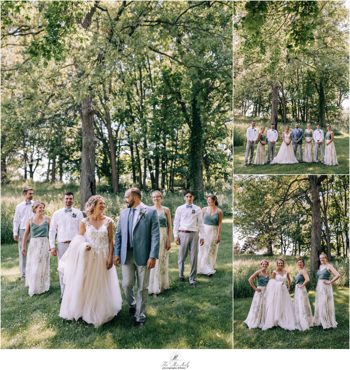 elegant backyard wedding